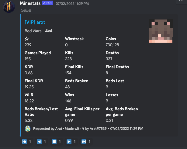 Minestats